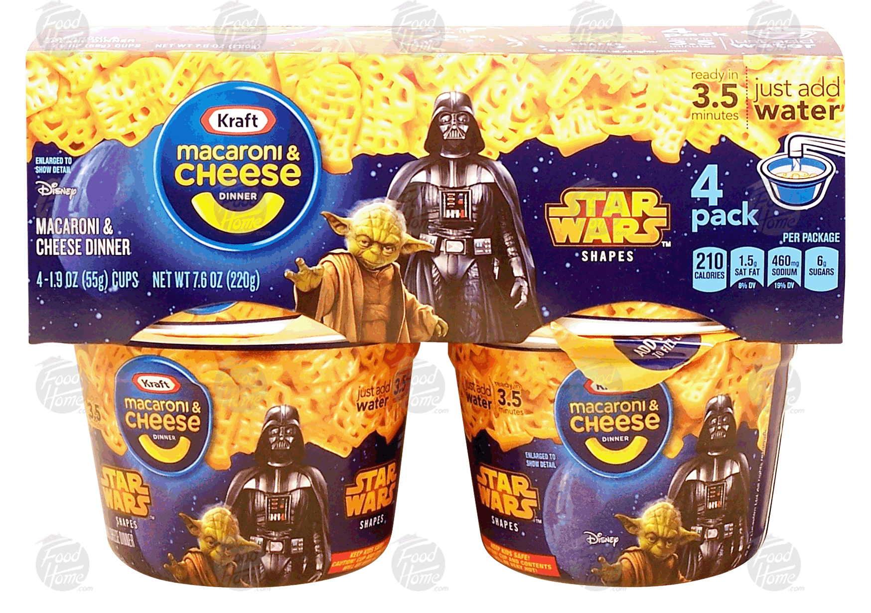 Kraft Star Wars original macaroni & cheese dinner, dry mix, 1.9-oz. Full-Size Picture